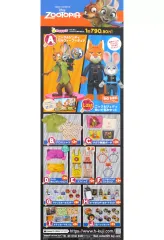 【中古】ポスター 短冊ポスター ニック・ワイルド＆ジュディ・ホップス 「Happyくじ ズートピア」