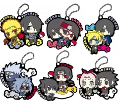 【中古】キーホルダー・マスコット(キャラクター) 全6種セット 「ラバーマスコット NARUTO-ナルト- 疾風伝 サスケスペシャル!」