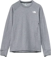 ザ・ノース・フェイス THE NORTH FACE アウトドア サーマルバーサグリッドクルー メンズ レディース 長袖 トップス フリース 通気性 保温 ランニング 紫外線 UVカット UPF50+ 軽量 トレーニング  NL72479 Z ミックスグレー
