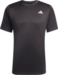アディダス adidas テニス クラブ テニス クライマクール 半袖Tシャツ トップス ウェア メンズ 男性用 テニスウェア 試合着 練習着 移動着 着替え 部活動 クラブ活動 トレーニング  KUE70 JF8502 ブラック