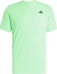 アディダス adidas テニス クラブ テニス クライマクール 半袖Tシャツ トップス ウェア メンズ 男性用 テニスウェア 試合着 練習着 移動着 着替え 部活動 クラブ活動 トレーニング  KUE70 JY2902 ライムバースト