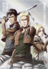 【中古】クリアポスター A3クリアポスター ベルトルト＆ライナー＆アニ 「一番くじ 進撃の巨人 ～獣の巨人は俺が仕留める～」 F賞