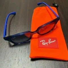 Ray-Ban レイバン サングラス ブルー ケース付き 目立った傷汚れなし