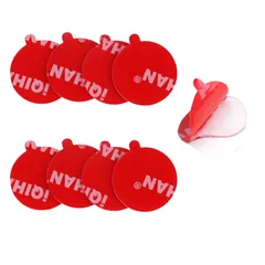 【即日発送】壁紙に 厚さ1mm 掲示用 スマホホルダー ドライブレコーダー (丸型 車 シート 補助 吸盤 直径30mm 両面シール 粘着 超強力 透明 30枚) はがせる 両面テープ iQIHAN