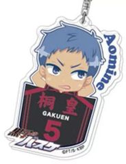 中古】バッジ・ビンズ 影山飛雄(名前あり) スクエア型缶バッジ～歓喜の