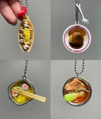 たべもの キーホルダー (4個 まとめ売り)