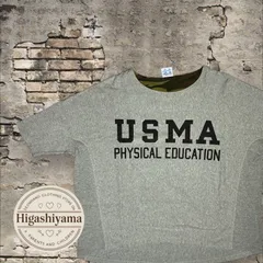 【希少/90s青タグ】champion リバースウィーブ Tシャツ USMA ゆるだぼ