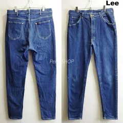 Lee　PREST　スリムデニム　W86cm　強ストレッチ　ハイウエスト　LB0189　メンズ　藍青　Sz.34　リー