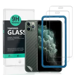 【即日発送】背面保護フィルム付き 2個セット 簡単装着キット付き 専用保護フィルム Max XS Max/iPhone Pro 11 iPhone Ibywind