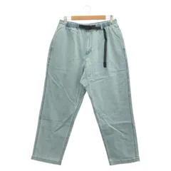 【中古】GRAMICCI SHIPS別注 ルーズデニムパンツ サイズL ライトブルー[91]