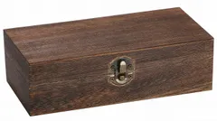 【人気商品】インテリアとしてもどうぞ 小物入 装飾 レトロ 木目 ボックス 木箱