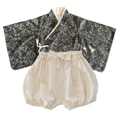 【新着商品】出産祝い カバーオール ベビー袴 和服ロンパース 初節句 百日祝 お宮参り 赤ちゃん フォーマル 男の子 HF021 女の子 和装 着物 ロンパース 袴 ベビー服 [SLINX]
