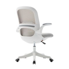 「大人気商品」全新品 オフィスチェア デスクチェア 椅子 ゲーミングチェア ゲームチェア パソコンチェア おしゃれ 通気性メッシュ 腰サポート 跳ね上げ式アームレスト グレー