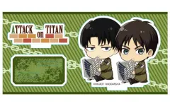 【中古】アクリルスタンド・アクリルパネル エレン＆リヴァイ(A) ぎゅぎゅっとアクリルフィギュア 「進撃の巨人 Season 3」