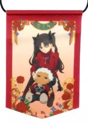 [중고] 소품(캐릭터) 토오사카 린 & 봉제인형 아처 [극장판 Fate/stay night[Heaven's Feel] II.lost butterfly×마루이 트레이딩 페넌트]