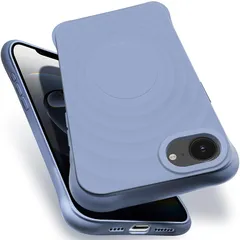 iPhone16e MagSafe対応 ケース 耐衝撃 米軍MIL規格 アイフォン16e スマホケース シリコン 保護ケース いpほね16e カバー ストラップホール付き 傷つけ防止 ワイヤレス充電対応 6.7インチ用（グレー）