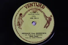 英7” Desi Page Message From Jamdown / Message Received VEN7704 VENTURE RECORDS /00080