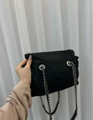 ヴィンテージ PRADA プラダ ナイロン キルティング ショルダー チェーンバッグ 鑑定書 o