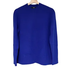 Theory セオリー　長袖　ニット　カシミヤ　ブルー　S