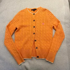 ブルックス・ブラザーズ ケーブル編み ニット / オレンジ xs