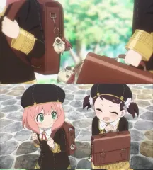 SPY × FAMILY(スパイファミリー) アーニャ ベッキー 友情アイテム 羊マスコット キーホルダー