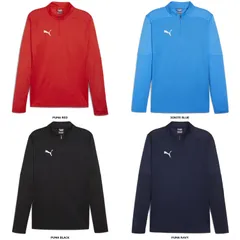 プーマ PUMA サッカー チームファイナル teamFINAL トレーニング 1/4 ジップトップ メンズ トップス トレーニングウェア 練習 部活 トレーニング ジム 上下セット  659366 02 イグナイトブルー