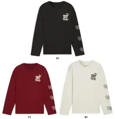 プーマ PUMA ESS+ MID 90S LS T シャツ  684036 01 プーマ ブラック