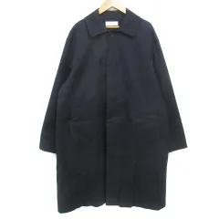 B&Y ユナイテッドアローズ BEAUTY&YOUTH ビューティー&ユース ventile ステンカラーコート ロング丈 シングルボタン M 紺 ネイビー /FF1のサムネイル