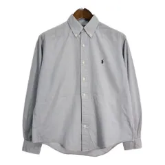 Polo by Ralph Lauren ポロ ラルフローレン 長袖シャツ ライトグレー (キッズ 15) 中古 古着 T2249