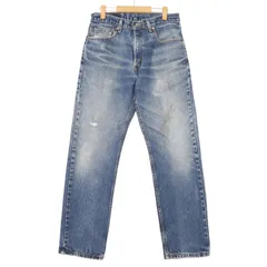 00年代 USA製 Levi's リーバイス 505 デニムパンツ ブルー (メンズ W32 L30) 中古 古着 A4302