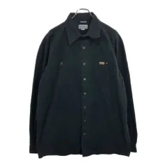Carhartt カーハート ワークシャツ 長袖 ブラック(メンズ XL)中古 古着 U8703