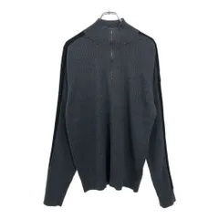 Calvin klein Jeans カルバンクライン ジーンズ ハーフジップ セーター グレー(メンズ XL)中古 古着 U8815