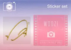 【中古】シール・ステッカー ウジ ステッカー2枚セット 「SEVENTEEN PHOTO SPACE」 開催記念グッズ