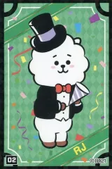 【中古】シール・ステッカー RJ(ジン) ステッカー 02(Let’s party with you) BT21チップス特典