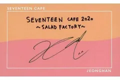 【中古】キャラカード ジョンハン メンバーカード 「SEVENTEEN CAFE 2020 ～SALAD FACTORY～」 フード・デザート注文特典
