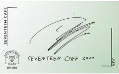 【中古】キャラカード ジュン メンバーカード 「SEVENTEEN CAFE 2020」 フード・デザート注文特典