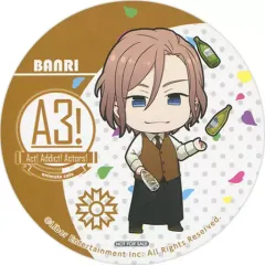 【中古】コースター(キャラクター) 摂津万里(ホテルスタイルver.) コースター 「A3!(エースリー)×animatecafe」 メニュー注文特典