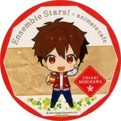 【中古】コースター(キャラクター) 守沢千秋(夢ノ咲ピクニックver.) コースター 「あんさんぶるスターズ!×animatecafe」 メニュー注文特典