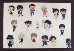 【中古】食器その他(キャラクター) キービジュアル(ミニキャラ) オリジナル紙製ランチョンマット 「名探偵コナンカフェ2019」 来場特典