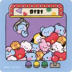 【中古】マグカップ・湯のみ KOYA(アールエム/クレーン) オリジナル紙コースター 「BT21 mininiカフェ」 ドリンク注文特典