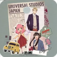 【中古】コースター 集合 コースター 「SPY×FAMILY シークレット・ミッション」 ユニバーサル・スタジオ・ジャパン フィネガンズ・バー＆グリルメニュー注文特典