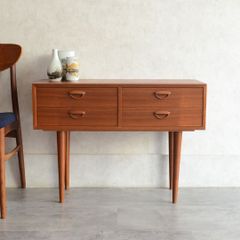 デンマーク 北欧ヴィンテージ チーク 3段2列 スモールチェスト 北欧