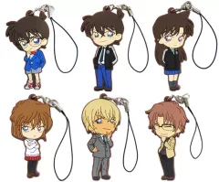 【中古】ストラップ(キャラクター) 全6種セット 「名探偵コナン ラバーストラップコレクション」