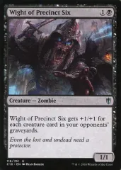 【中古】マジックザギャザリング 118/351[U]：【C16】Wight of Precinct Six/第6管区のワイト