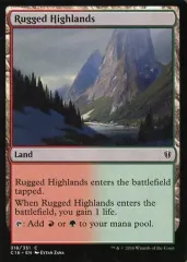 【中古】マジックザギャザリング 318/351[C]：【C16】Rugged Highlands/岩だらけの高地