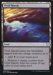 【中古】マジックザギャザリング 292/309[U]：【C17】Vivid Marsh/鮮烈な湿地