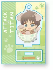 【中古】小物(キャラクター) エレン・イェーガー(ぬいぐるみ) わんこめしミニスタンド 「進撃の巨人 Season 3」