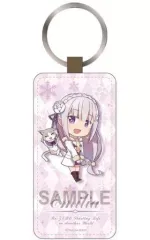 【中古】キーホルダー・マスコット(キャラクター) エミリア(冬服コートver.) レザーキーホルダー 「Re：ゼロから始める異世界生活」