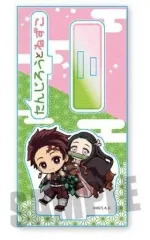 【中古】アクリルスタンド・アクリルパネル 炭治郎＆禰豆子 禰豆子といっしょアクリルフィギュア 「鬼滅の刃」