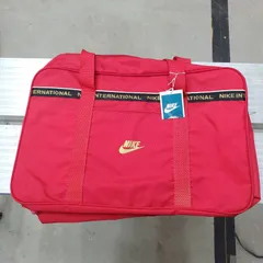 1982年製！ ナイキ NIKE INTERNATIONAL VINTAGE STYLE ダッフルバッグ (レッド) 未使用デッドストック